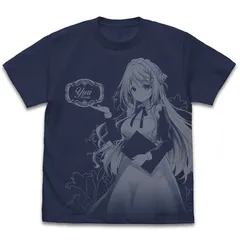 瑚白ユリ オールプリントTシャツ キュアメイドカフェver.／ＸＬ