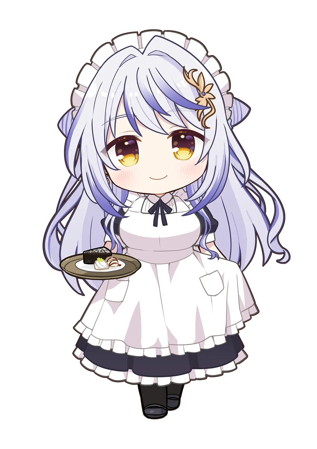 瑚白ユリ（ちびきゃら【メイド服】）