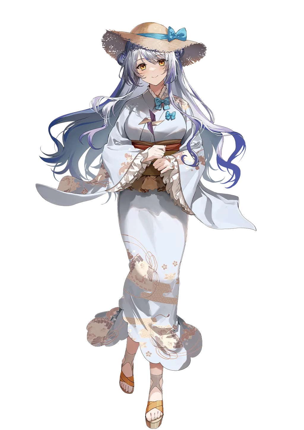 瑚白ユリ（浴衣）