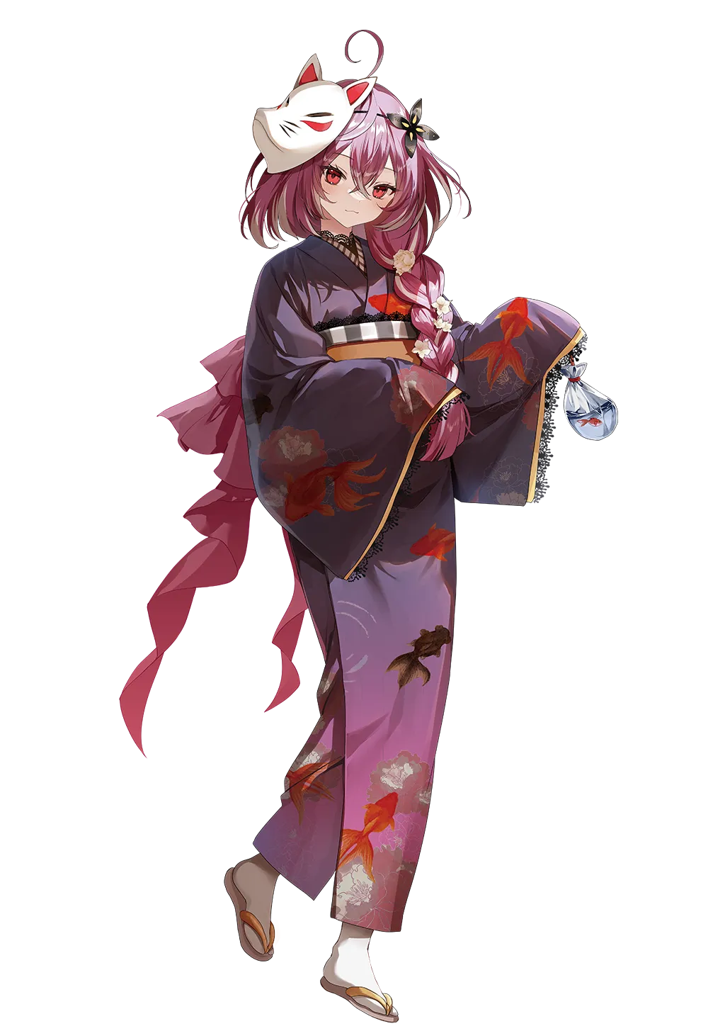 紫水キキ（浴衣）