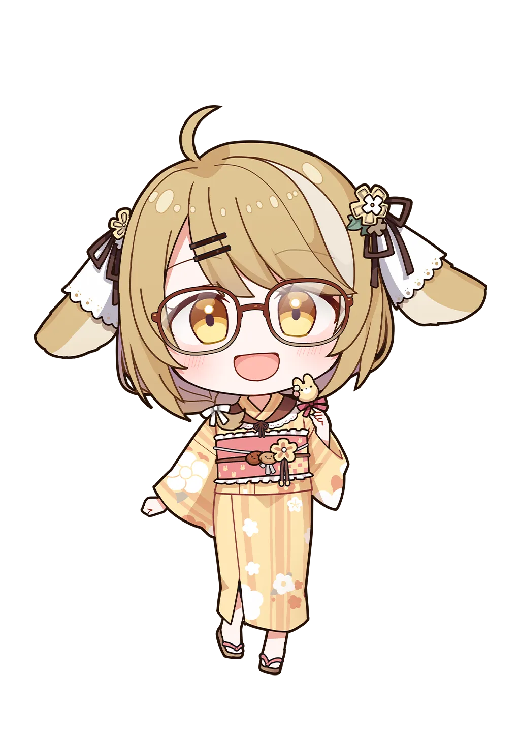 因幡はねる（ちびきゃら【浴衣】）