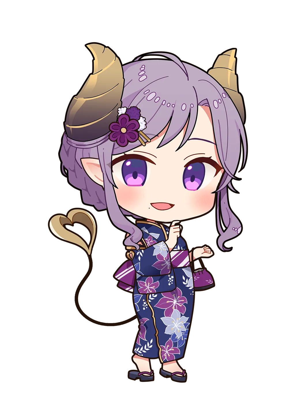 西園寺メアリ（ちびきゃら【浴衣】）