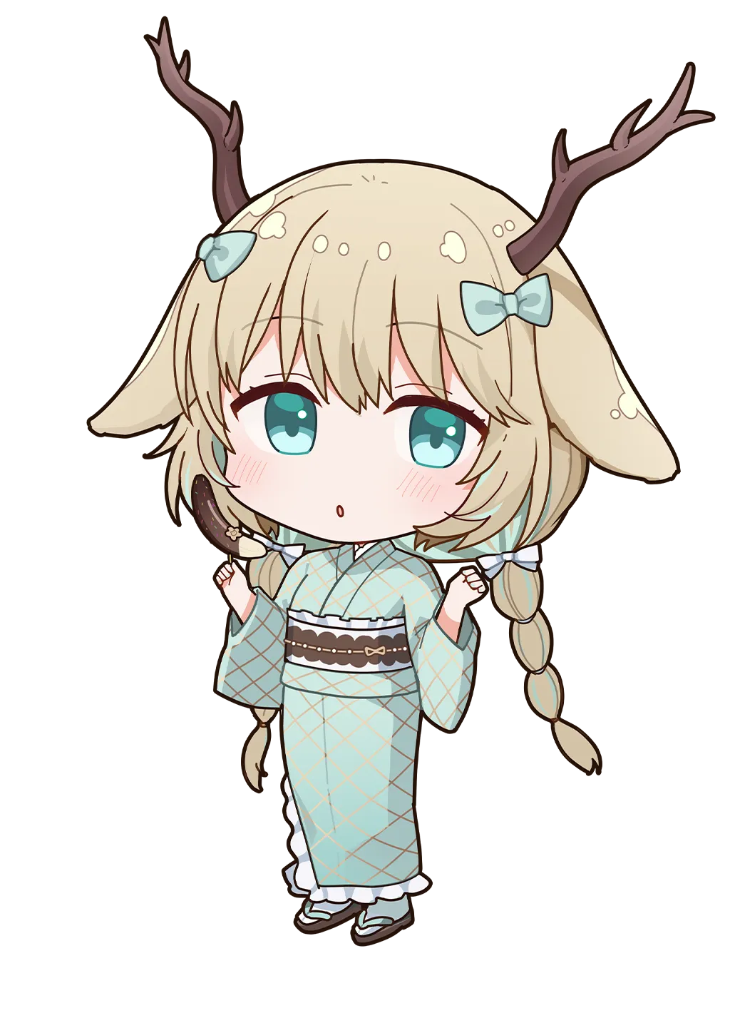 月野木ちろる（ちびきゃら【浴衣】）