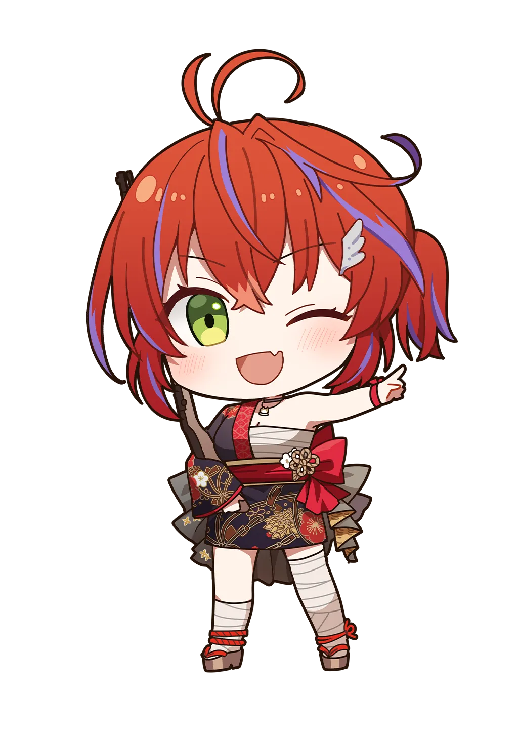 茜音カンナ（ちびきゃら【浴衣】）