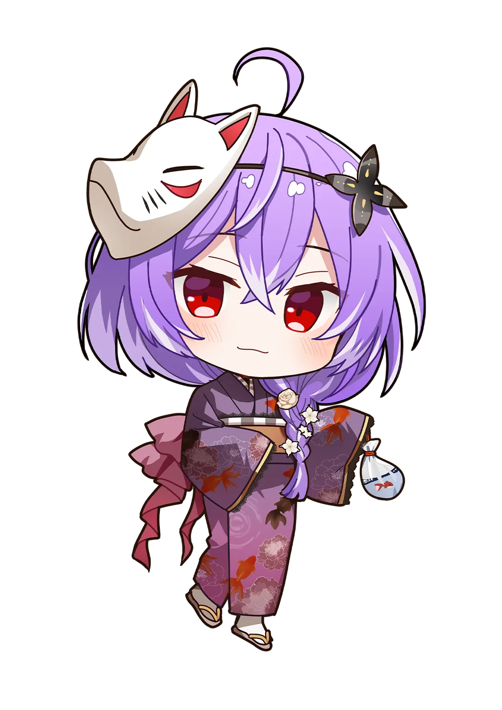 紫水キキ（ちびきゃら【浴衣】）