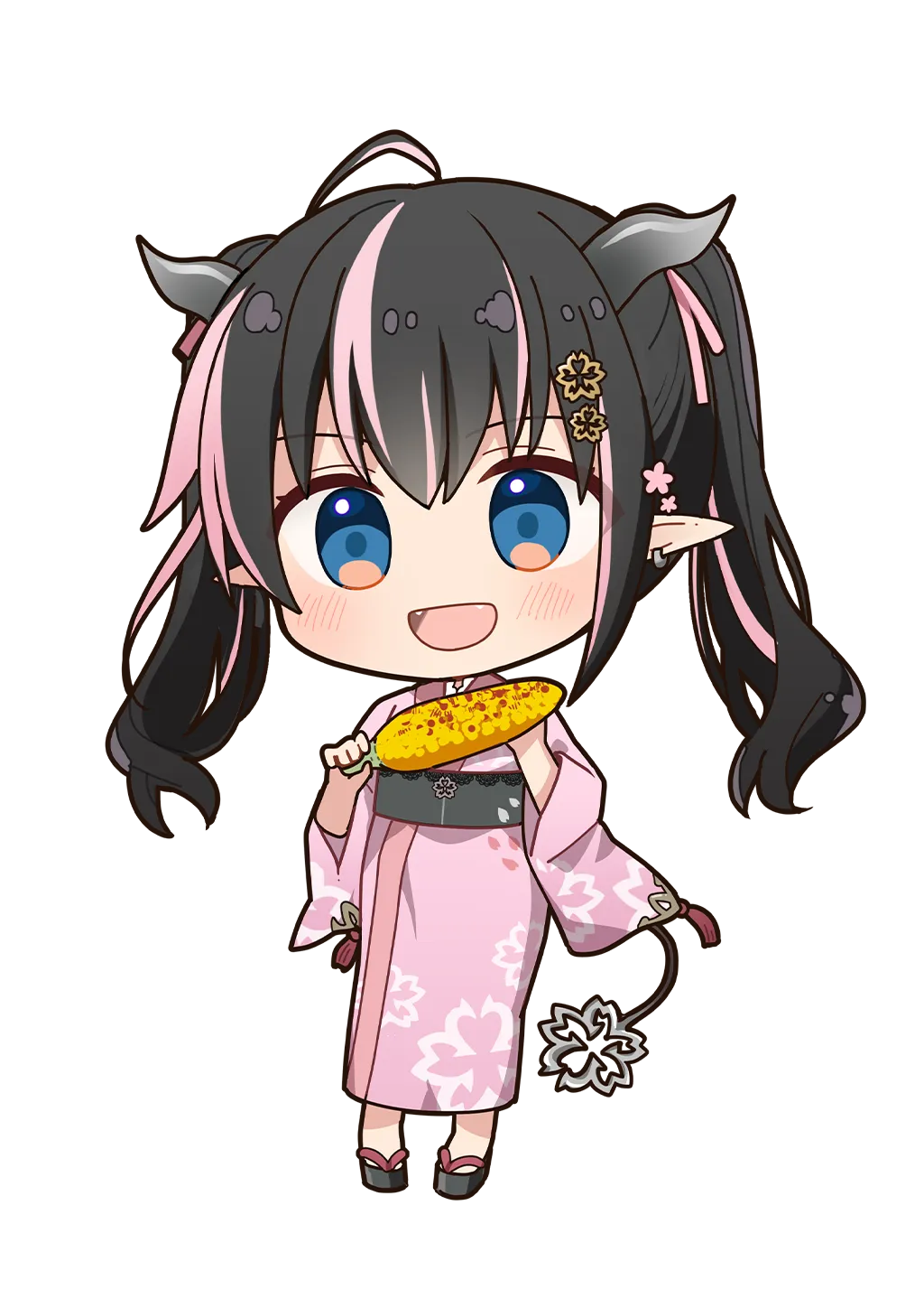 狼森メイ（ちびきゃら【浴衣】）